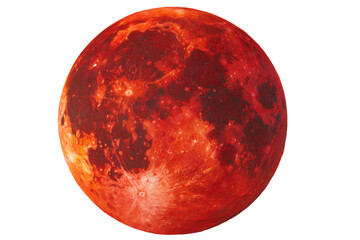 Naklejka premium Blood Moon, lunar eclipse, celestial event
