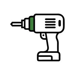 Minimalist green rectangle illustration on a black background image