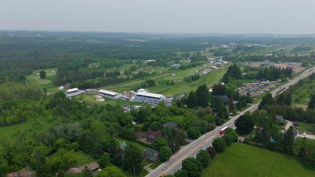 The rbc canadian open at tpc toronto in osprey valley, ontario, aerial view