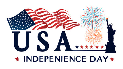 Usa independence day American flag