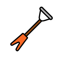 Abstract Arrow Sign Pointing Upward on a Black Background