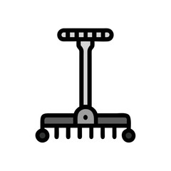 Minimalist gray moving dolly on black background for industrial use