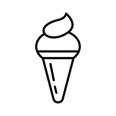 Lineart Icon ice cream