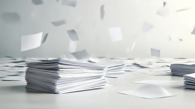 stack of papers and documents
