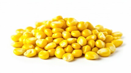 Fototapeta premium Pile of yellow corn kernels
