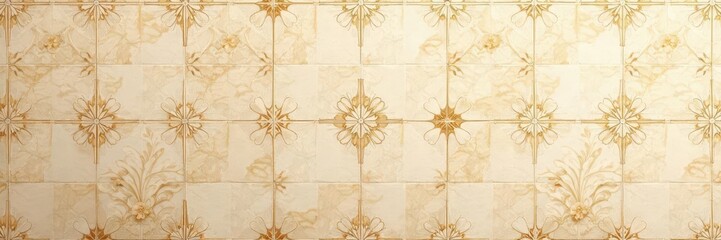Beige floral tile wallpaper, intricate repeating pattern ,  high resolution,  home,  background