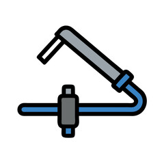 Schematic diagram illustrating abstract mechanism on dark background