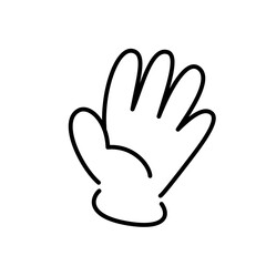 手のひらのベクターアイコン