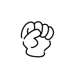 握った手のベクターアイコン