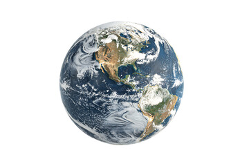 Obraz premium Planet Earth from space, showing North and Central America.