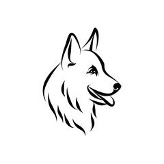 German Shepherd Dog Silhouette