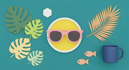Chic Summer Accessories with Tropical Vibe