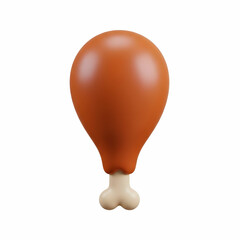 Unique Chicken Drumstick-Shaped Object with Stylish Design