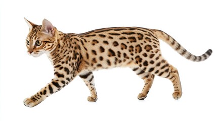 Obraz premium Bengal cat in profile