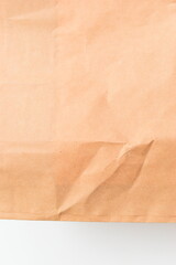 crease brown paper texture background, recycle material