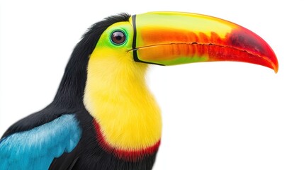 Close-up toucan profile