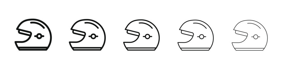 Motorcycle helmet icon design, logo, app, UI. Vector illustration, EPS © Vince