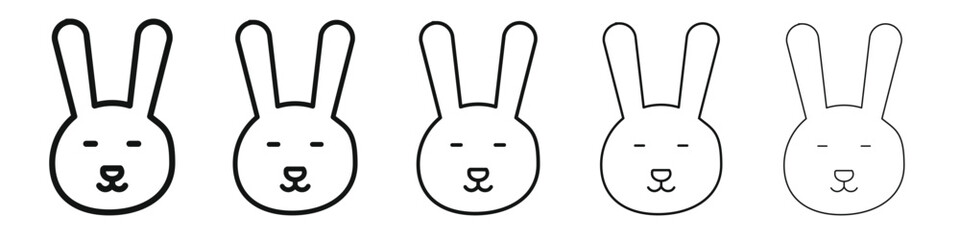 Rabbit icon design, logo, app, UI. Vector illustration, EPS