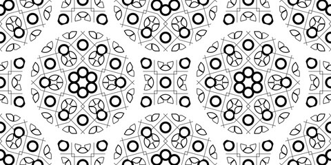 Seamless Transparent Art Deco Geometric Pattern for Background Layout Template