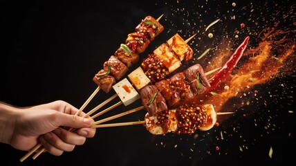 Chinese Grilled Skewers