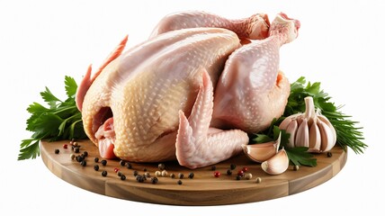 Raw Chicken Preparation