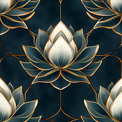 Seamless tile patterns combining cultural, modern, and botanical inspirations for commercial vector.