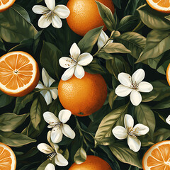 Seamless tile patterns combining cultural, modern, and botanical inspirations for commercial vector.