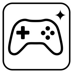 Shining Game Controller Icon  Gaming, Esports, Video Games, Digital Entertainment