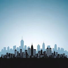 Naklejka premium 건물 야경 배경