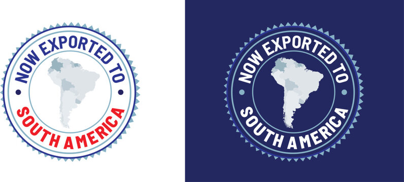 Now Exported to South America Icon