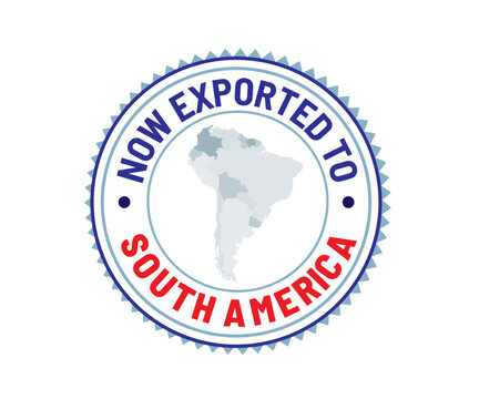 Now Exported to South America Icon