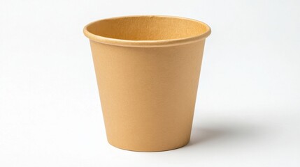Simple Brown Paper Cup for Beverages and Food Serving