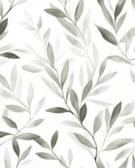Fototapeta premium Highly detailed illustrations of various trees, leaves, grasses, and botanical elements, featuring realistic, minimalist, and abstract compositions on a white background.