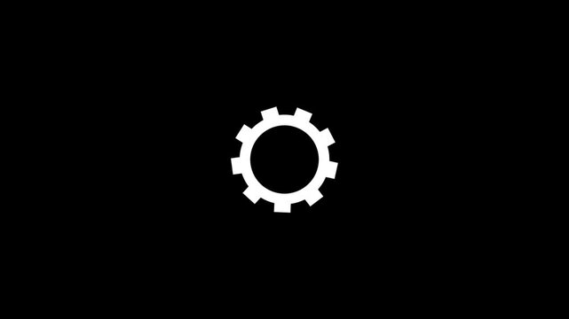 setting and check mark icon   