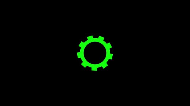 setting and check mark icon   
