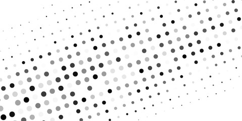 Modern halftone Light Blue, Green vector red banner with set of circles, dots. Donuts Background. Creative Design Template design abstract