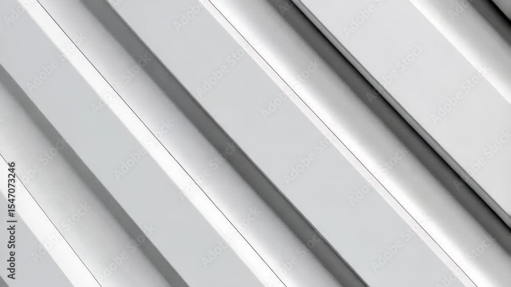 Poster close up of clean white diagonal panels create a modern geometric background for graphic design elem
