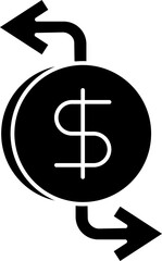 Cashflow Icon Glyph