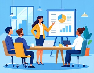 business people in a meeting
