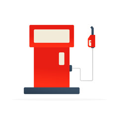 Fuel pump icon, colored flat vector. Modern and minimalist design.