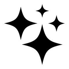 Shine icon, Clean star icon