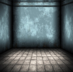 empty room with grunge wall