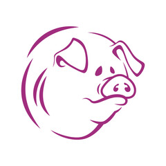 Pig logo icon design