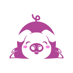 Pig logo icon design