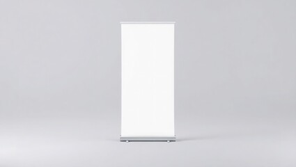 Clean White Roll Up Banner  A Stunning, Versatile Display