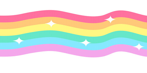 Sparkly png cartoon rainbow for kids