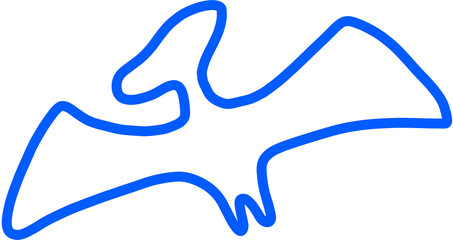 Pteranodon(Outline) © Mangdo