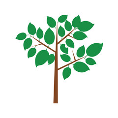 Tree Silhouette Vector Illustration – Ideal for nature-themed designs, logos, environment graphics, landscaping elements, and outdoor scene illustrations.