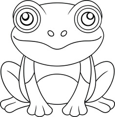frog outline 