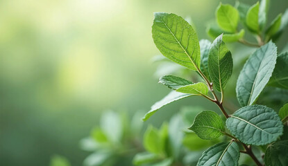 Green houseplants on green background. Botanical. Nature. Healing. Decoration.